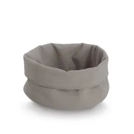 kosz-do-przechowywania-gofrowany-pikowany-poliester-taupe-o25x13cm