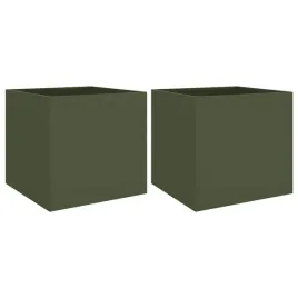 donice-2-szt-oliwkowe-49x47x46-cm-stal-walcow