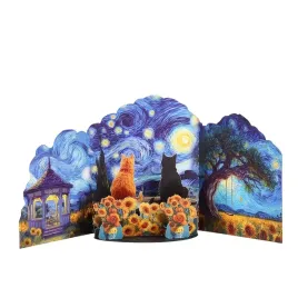 kartka-urodzinowa-artystyczna-3d-w-stylu-van-gogha-z-kotami
