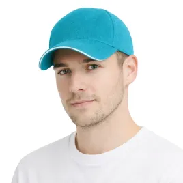 czapka-z-daszkiem-pieciopanelowa-bawelniana-unisex-turkus