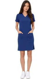 sukienka-medyczna-granatowa-casual-premium-roz-40