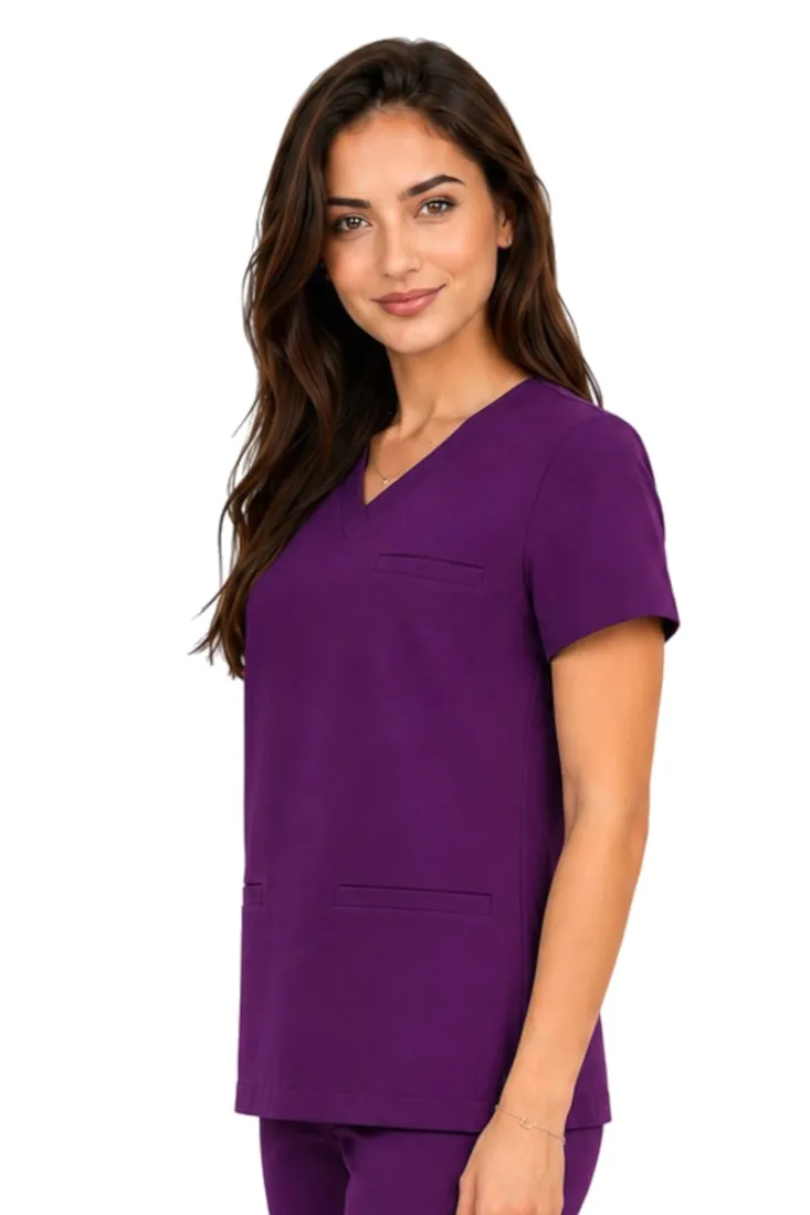 bluza-medyczna-fiolet-basic-premium-roz-xxl-stan-nowy
