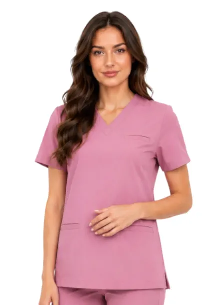 bluza-medyczna-brudny-roz-basic-premium-roz-l