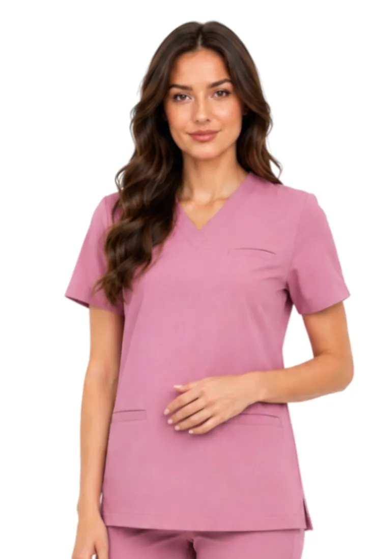 bluza-medyczna-brudny-roz-basic-premium-roz-l