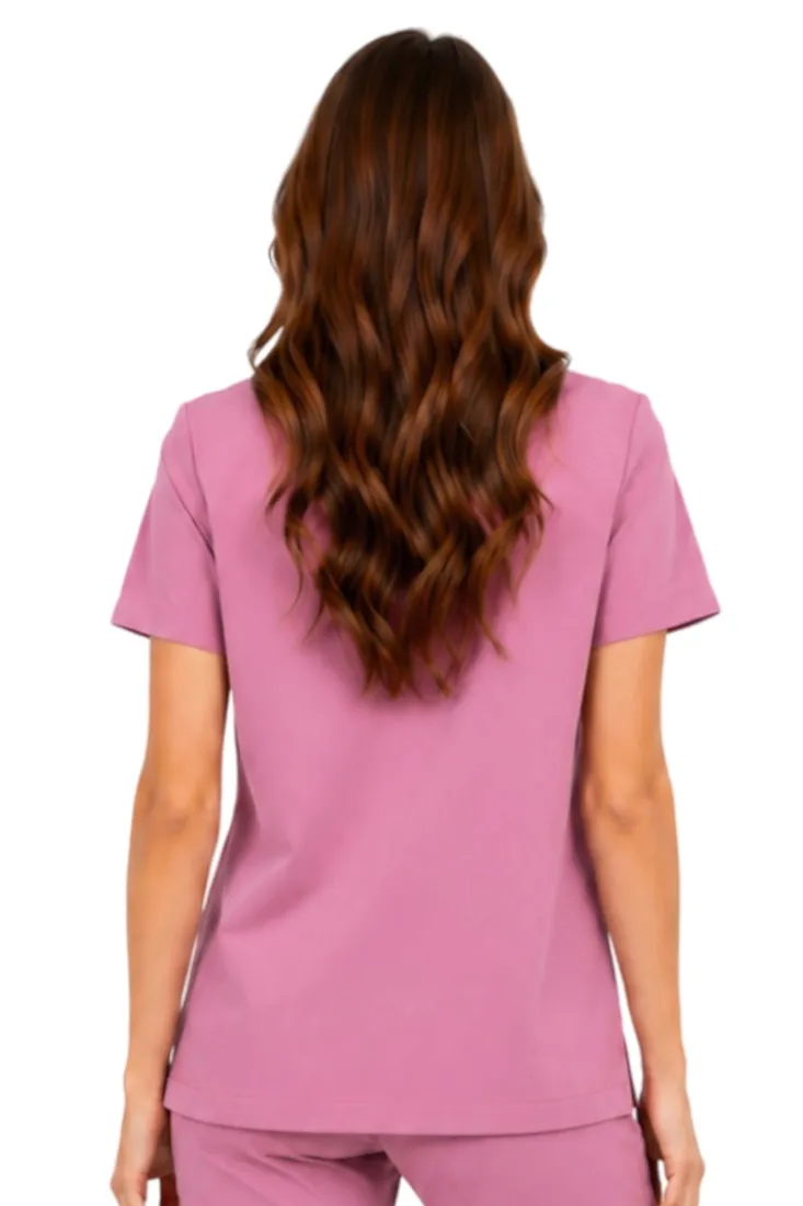 bluza-medyczna-brudny-roz-basic-premium-roz-l