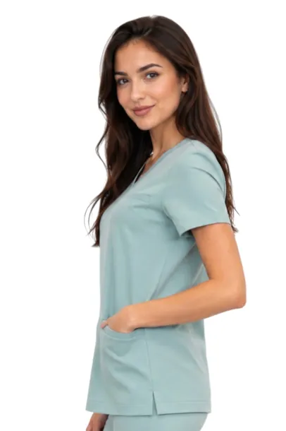 bluza-medyczna-mietowa-basic-premium-roz-s-stan-nowy