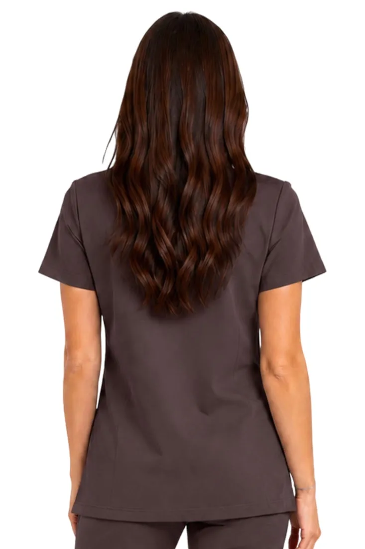 bluza-medyczna-czekoladowa-basic-premium-roz-s