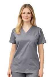 bluza-medyczna-damska-scrubs-flex-elastyczna-szara-roz-xxl