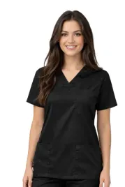 bluza-medyczna-damska-scrubs-flex-elastyczna-czarna-roz-xxs