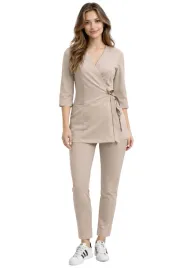 komplet-medyczny-kosmetyczny-3-4-rekaw-basic-premium-bezowy-roz-xl