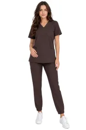 komplet-medyczny-czekoladowy-casual-premium-roz-xs