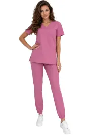 komplet-medyczny-brudny-roz-casual-premium-roz-s