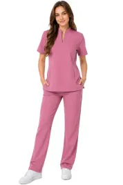 komplet-medyczny-damski-brudny-roz-ze-stojka-casual-premium-roz-s