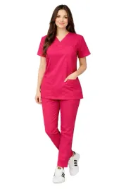 komplet-medyczny-elastyczny-comfort-flex-scrubs-uniform-amarant-roz-m