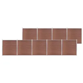 ogrodzenie-do-ogrodu-wpc-1564-x-186-cm-brazowe