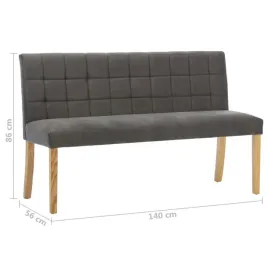 lawka-140-cm-szara-tapicerowana-aksamitem