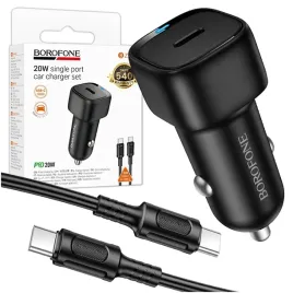 szybka-ladowarka-samochodowa-borofone-usb-typ-c-pd-20w-kabel-usb-c