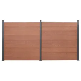 zestaw-paneli-ogrodzeniowych-brazowy-353x186-cm