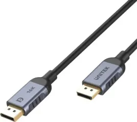 unitek-przewod-displayport-2-1-8k-120hz-1m-czarno-szary