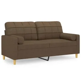 2-osobowa-sofa-z-poduszkami-brazowa-140-cm-tka