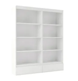 regal-biurowy-zestaw-2x-palermo-szafka-2-szuflady-8-polek-do-biura-bialy