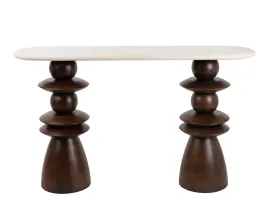 mamaison-konsola-ronda-130-brazowe-drewno-mango-bezowy-marmur