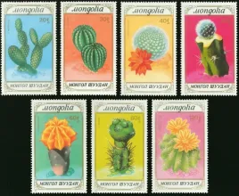 mongolia-1989-mnh-xf-sc1482-1488-kwiaty-kaktusy