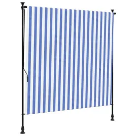 roleta-zewnetrzna-niebiesko-biala-150x270-cm-tkanina-i-stal