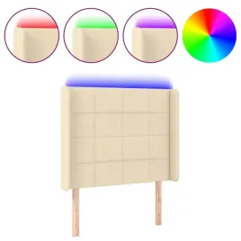 zaglowek-do-lozka-z-led-kremowy-83x16x118-128-cm-tkanina