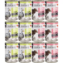 wiejska-zagroda-mokra-karma-dla-kota-monobialkowa-mix-smakow-12x400g