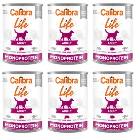 mokra-karma-dla-psa-calibra-dog-life-adult-wild-boar-with-cranberries-6-x