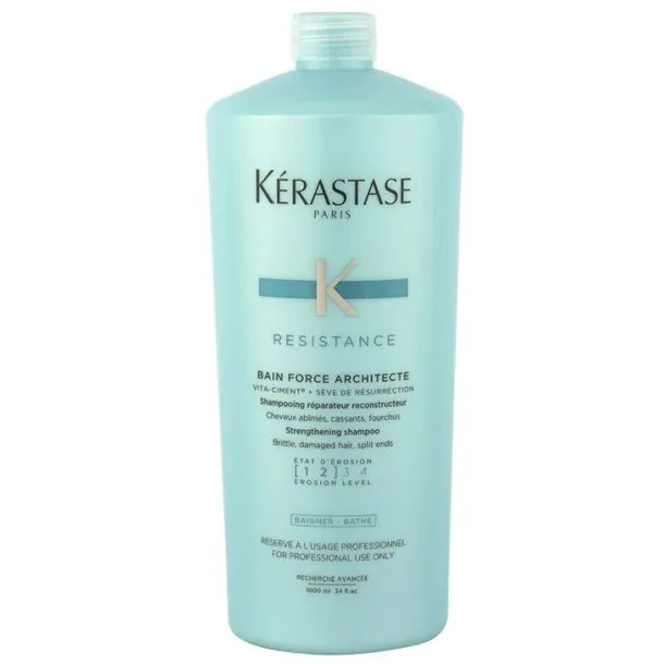Kerastase Resistance Bain De Force Kąpiel Wzmacniająca Włosy Kruche 1000ml