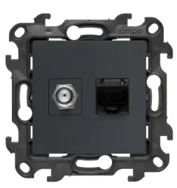 simon-24-gniazdo-antenowe-typu-f-komputerowe-rj45-kat-6-grafitowy-mat