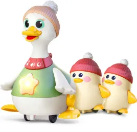 dumel-kaczka-monika-z-maluchami-zabawka-interaktywna-lampka-kolysanki-6m