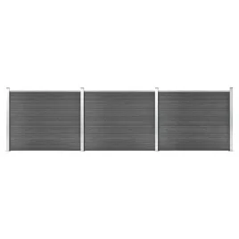 zestaw-ogrodzeniowy-z-wpc-526-x-146-cm-czarny