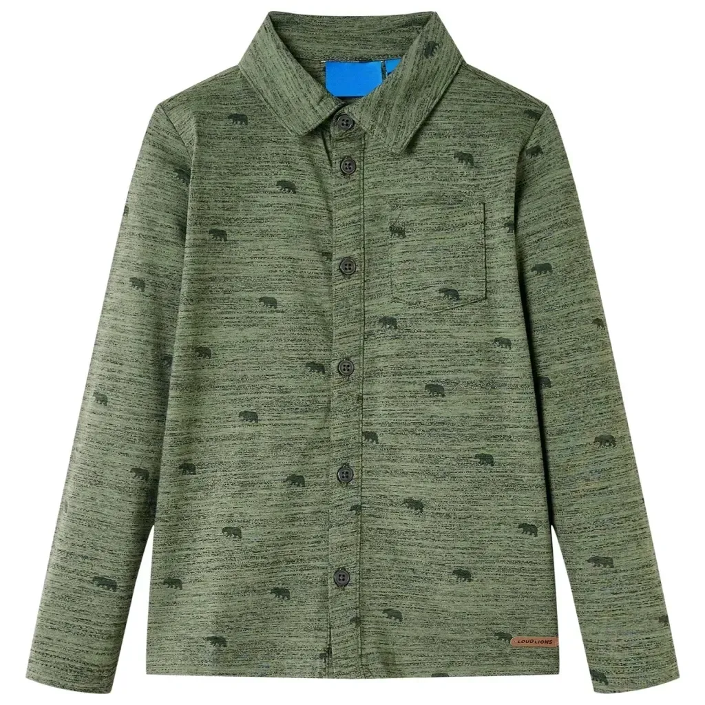 koszula-dziecieca-melanz-khaki-140