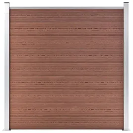 ogrodzenie-ogrodowe-wpc-180x186-cm-brazowe