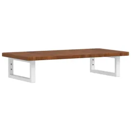 polka-scienna-pod-umywalke-stal-i-lite-drewno-debowe