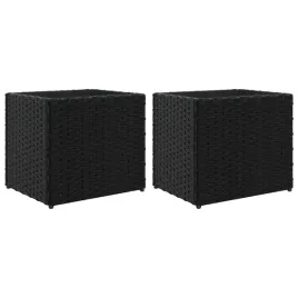 donice-ogrodowe-2-szt-czarne-36x30x32-cm-polirattan