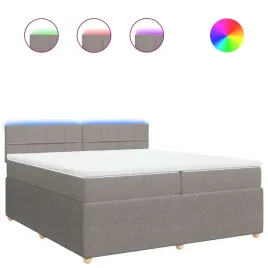 lozko-kontynentalne-z-materacem-taupe-tkanina-200x200-cm