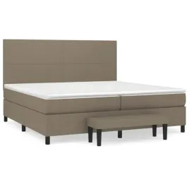 lozko-kontynentalne-z-materacem-taupe-tkanina-200x200-cm
