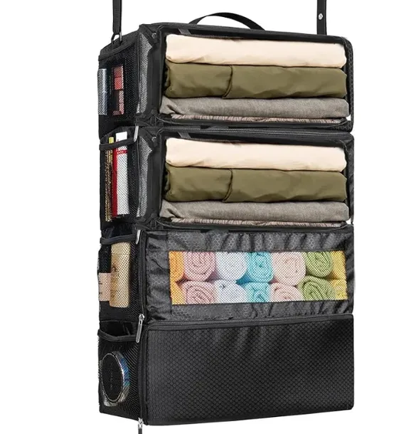 Torba Ogranizer Wiszący Podróżny 60X23X37Cm Czarny