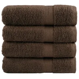 reczniki-premium-solund-4-szt-brazowe-100x150-cm