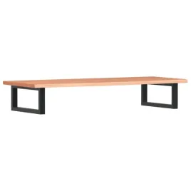 polka-scienna-pod-umywalke-stal-i-lite-drewno-debowe