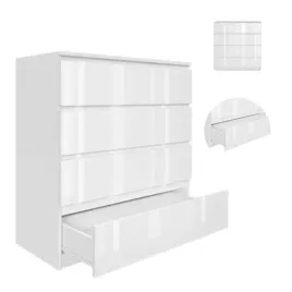 komoda-z-szufladami-90x97x40cm-szafka-regal-4-szuflady-bialy-polysk