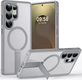 tocol-magsafe-etui-do-samsung-galaxy-s25-ultra-stojak-matowe-szare