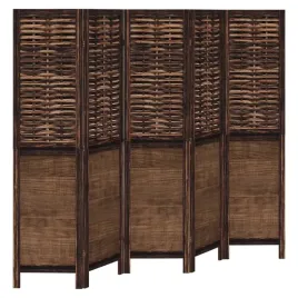 parawan-pokojowy-5-panelowy-ciemny-braz-lite-d