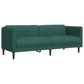 sofa-3-osobowa-ciemnozielona-tapicerowana-tkanina