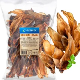 przysmak-naturalny-gryzak-dla-psa-ucho-uszy-bawole-petmex-50-szt