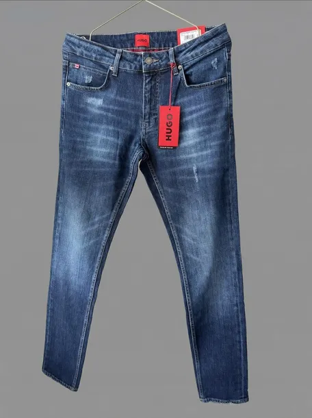 Spodnie jeansowe męskie hugo 708 | slim fit - rozmiar w34/l34